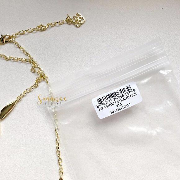 Kendra Scott Kira Collar Necklace In Gold - Picture 5 of 5